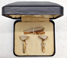 Gold Tone Mother Of Pearl