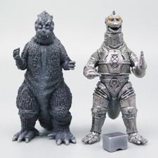 GODZILLA & MECHAGODZILLA Kaiju Static Figure / Statue Deagostini Japanese 7cm H
