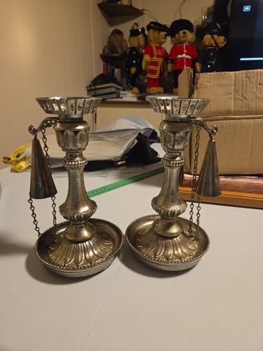 Vintage set candle holders - vintage,