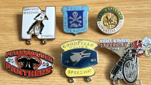 Speedway badge lot - speedway, casnywedd