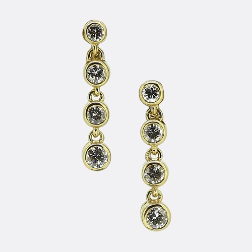 Cartier vintage diamond drop - cartier,