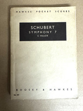 SCHUBERT Symphony No. 7 Hawkes Pocket Score