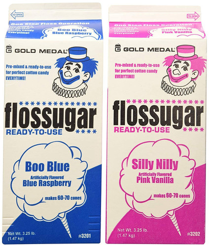 Cotton candy floss - cotton, 2pk