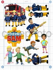 Fireman sam edible icing cake - fireman,