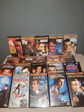 22x JAMES BOND 007 VHS COLLECTION (Vintage)