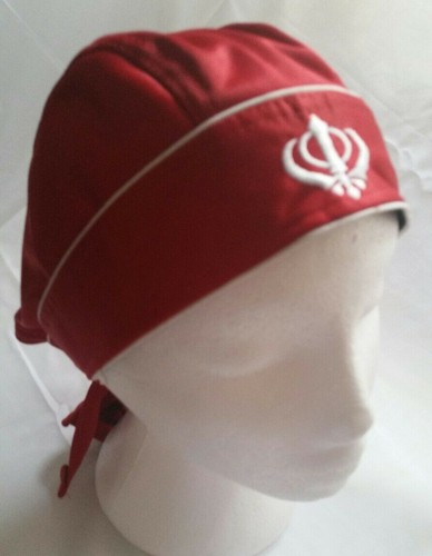 Sikh jean patka punjabi red - jean,