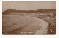1921 RP Postcard Aberystwyth from the pier Wales - A1052 