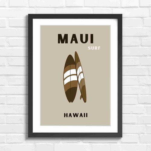 Maui surf art two - maui,