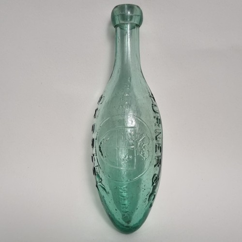 Antique 10oz hamilton bottle - hamilton,