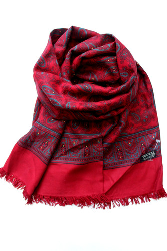 Tootal scarf vintage - vintage, red