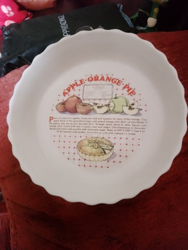 Vintage pie dish 1980s - pie,