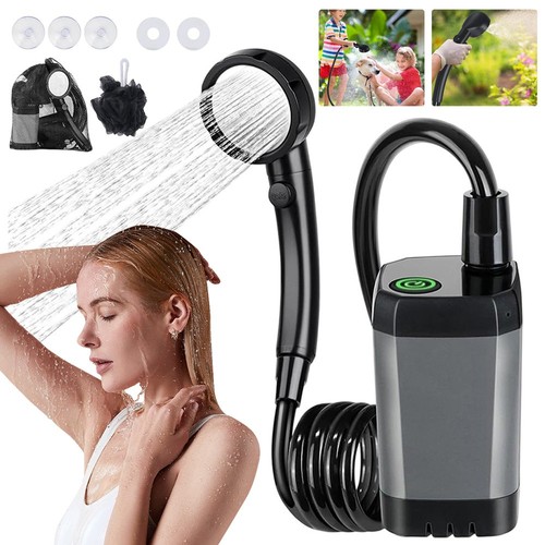 Portable shower with pump led - pump,