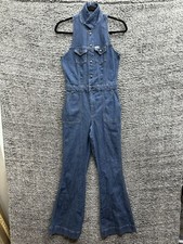 FREE PEOPLE WRANGLER RACER BACK DENIM CAT SUIT $169 Size XS
