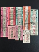 London Transport T & T -  9 Tickets - Service  36, 40, 44, 52, 66, 68, 72, 74