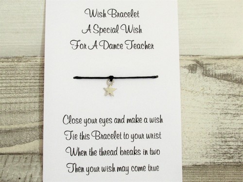 Dance teacher thank you wish - dance,