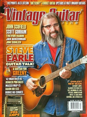 Vintage guitar magazine july - guitar,