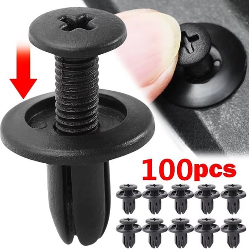 100pcs 8mm plastic rivets - 100pcs,
