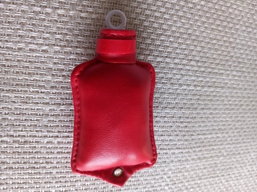 Red hot water bottle - red,