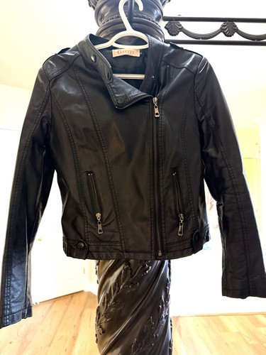 Real leather suede biker - leather,