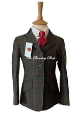 IMMACULATE CHILDS CALDENE HICKSTEAD GREEN TWEED SHOWING JACKET SIZE 26