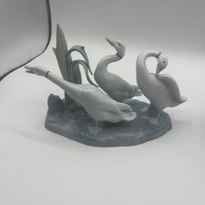 Lladro Geese With Snail on