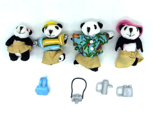 Mattel furryville panda bear - furryville,