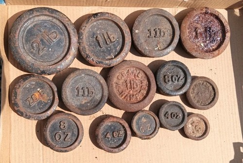 Vintage old antique scale - old,