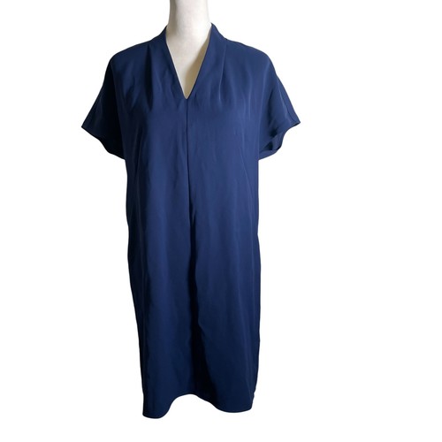 Lands end crepe shift dress - lands',