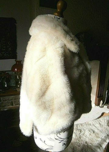 Magnificent vtg white real - vtg,