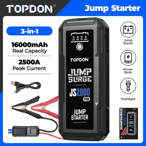 Topdon car jump starter - car,