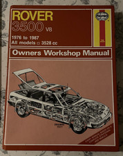Rover 3500 (76 - 87) Haynes Repair Manual V8 3528 CC 1976 -1987