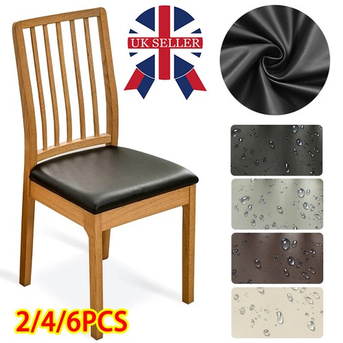 Leather dining chair - 2/4/6x,