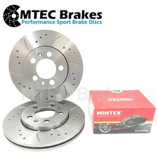 Xantia Estate 2.0 HDi 110bhp 98-01 Front Brake Discs & Pads Drilled Grooved