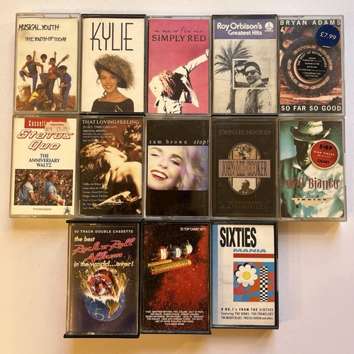 13x cassette tape bundle - cassette, job