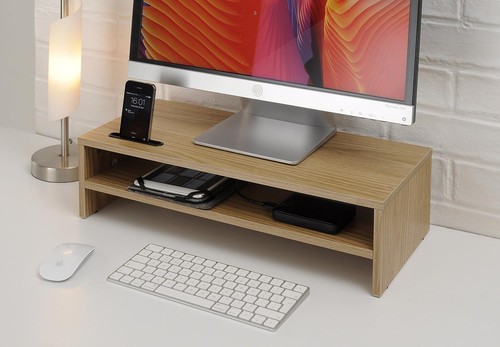 Ttap oak wood two shelf - wood,