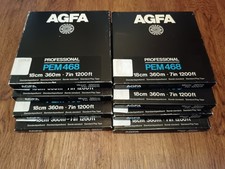 8x 7" (PLASTIC) 1/4"  audio