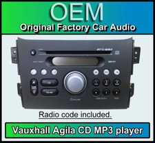 Vauxhall Agila CD player Vauxhall PACR08 stereo head unit PLUG AND PLAY