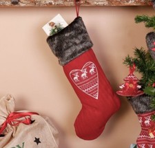 Red Christmas Stocking Festive