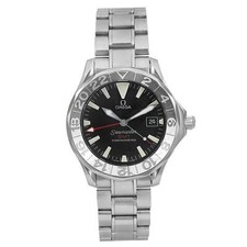 Omega Seamaster GMT 50th Anniversary Steel Black Dial Men Watch 2234.50.00