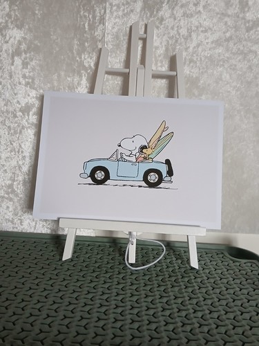 Snoopy wall art print a4 - print,