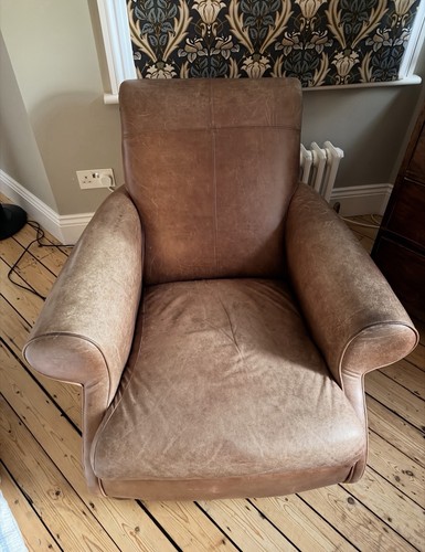 Heal leather arm chair - heal’s,