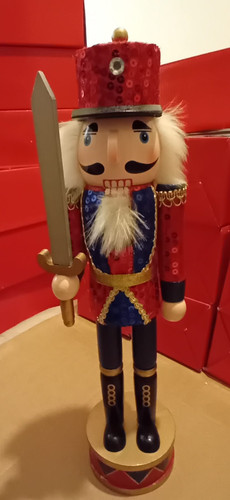 35cm tall christmas - 35cm, wooden