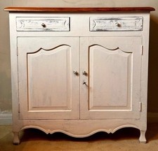 Laura Ashley Bramley collection, Dresser French style chic distressed cream