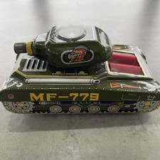 Vintage Tin Plate Fiction Tank