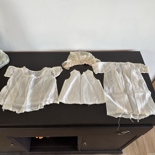 Antique lot handmade baby - lot,