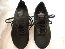 USA PRO Topaz Lace Ladies Trainers Black UK Size 3 Excellent Condition Worn Once