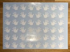 48 Naughty Elf Christmas Vinyl Hand Print Decal Stickers, Elf Jar, Decorations