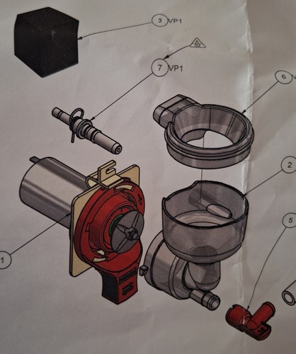 Franke whipper mixer motor