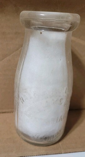 Half pint milk - half,