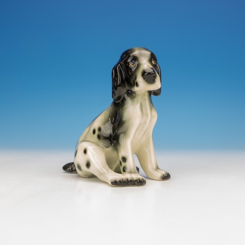 Vintage porcelain puppy - porcelain,